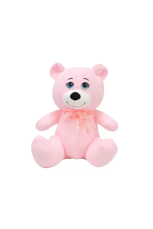 1022p Göbekli Ayı 28 Cm Pembe -selay Oyuncak