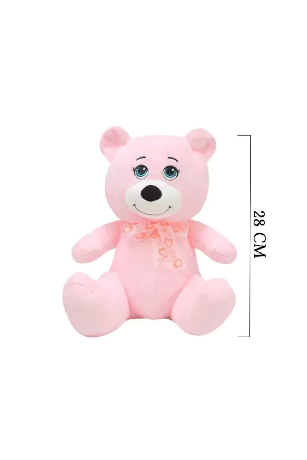 1022p Göbekli Ayı 28 Cm Pembe -selay Oyuncak