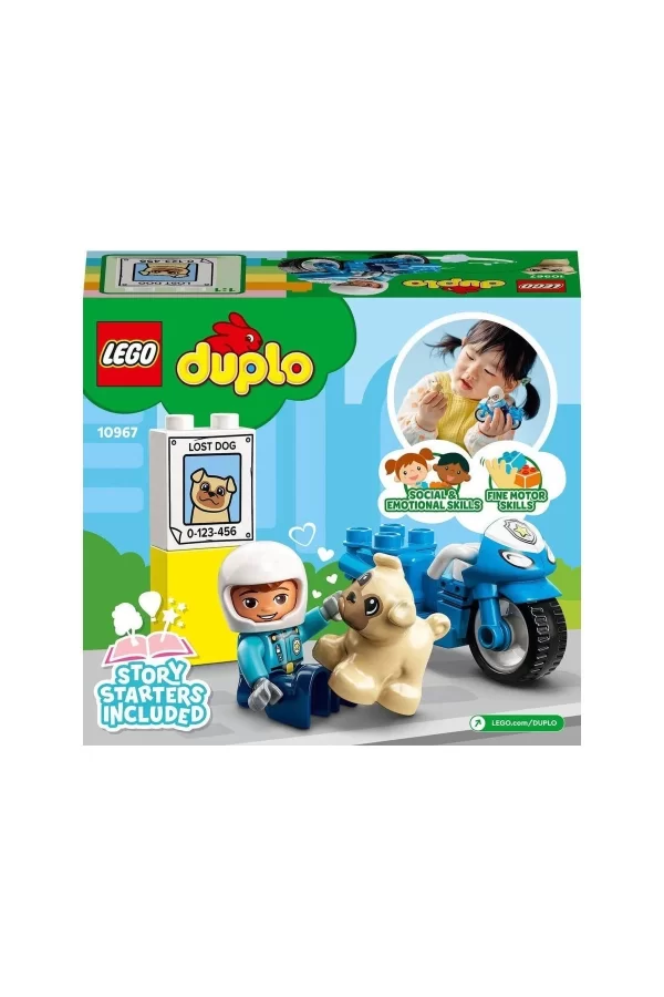10967 Lego Duplo - Polis Motosikleti 5 Parça +2 Yaş