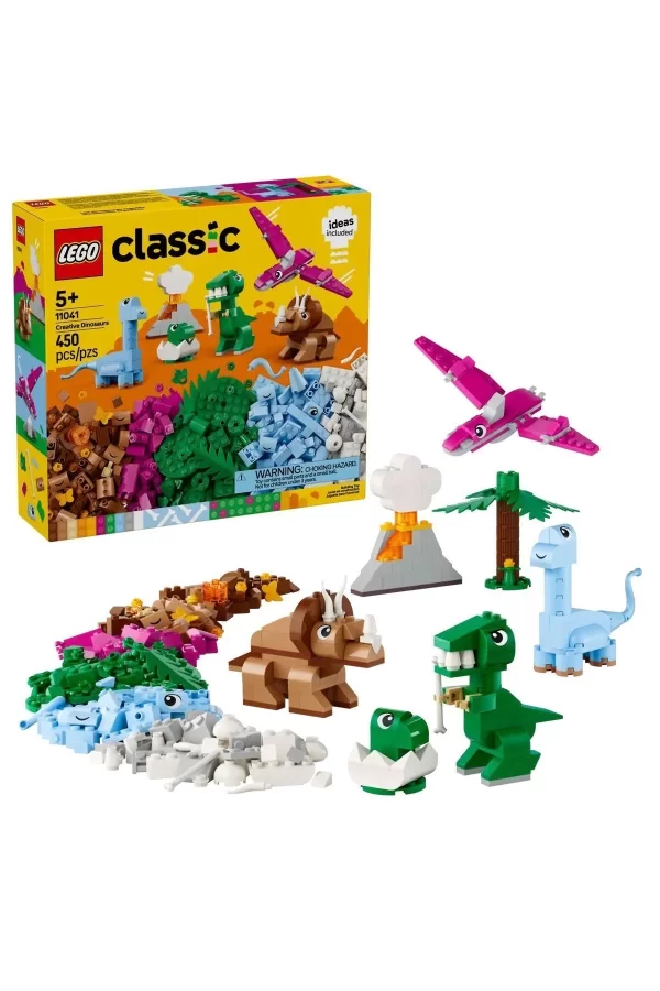 11041 Lego Classic Yaratıcı Dinozorlar 450 Parça +5 Yaş