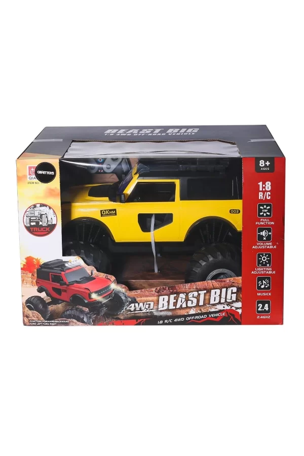 112409 Kumandalı Dev Jeep  1:18 -gepettoys