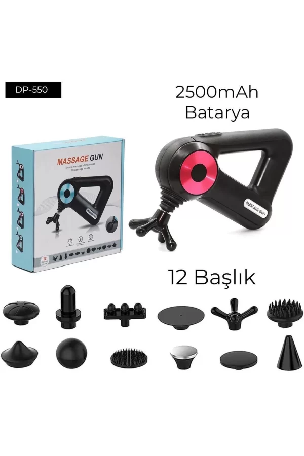 12 Başlıklı Masaj Aleti