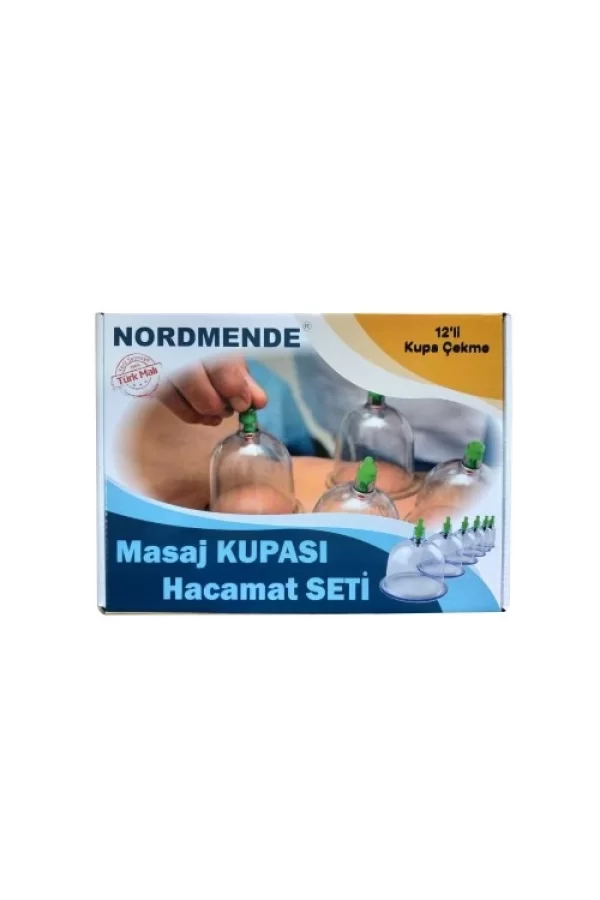 12Li Hacamat Masaj Kupa Set