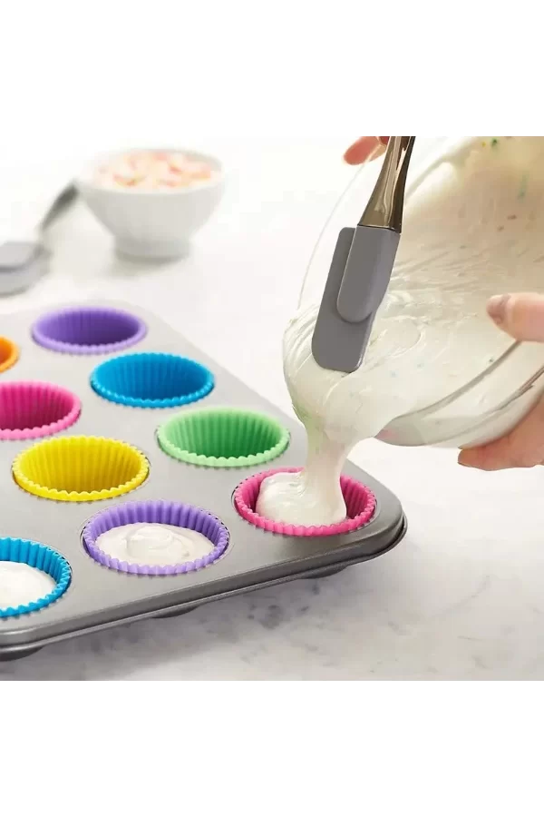 12li Silikon Muffin Kalıbı