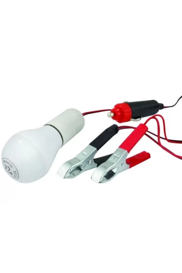 12 Volt  Çok Amaçlı Oto Seyyar Lamba Fişli Ve Kıskaçlı