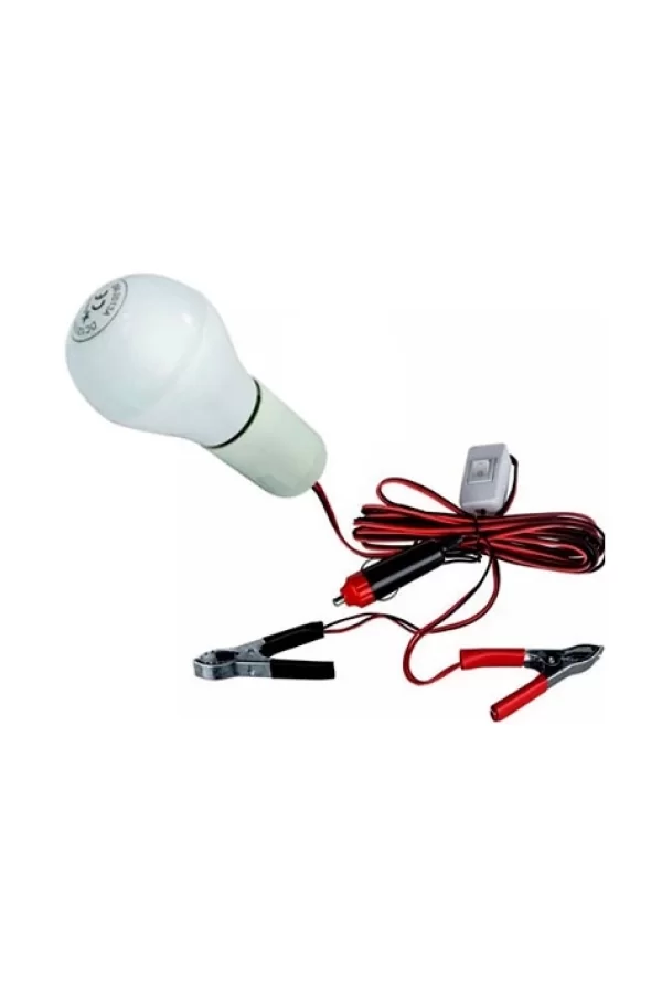 12 Volt  Çok Amaçlı Oto Seyyar Lamba Fişli Ve Kıskaçlı