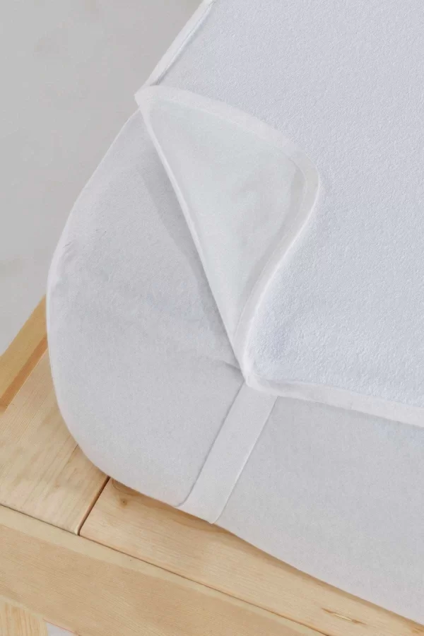 150x200 Çift Kişilik Alez  4 Köşe Lastikli Pamuklu Yatak Koruyucu