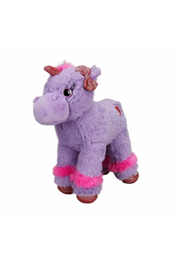1511 Unicorn Renkli Peluş At 28 Cm