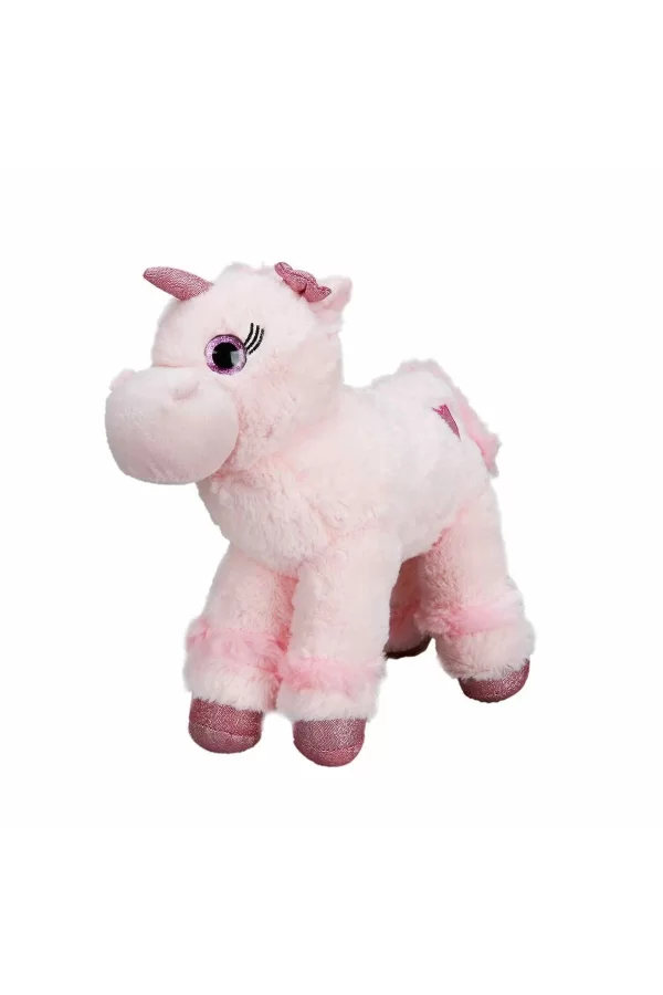 1511 Unicorn Renkli Peluş At 28 Cm