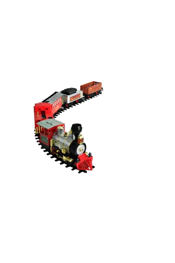 1555 Klasik Tren Seti Sesli Ve Işıklı 35 Parça