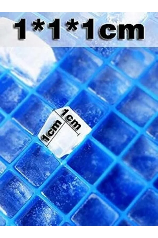 160 Bölmeli Mini Küp Silikon Buz Kalıbı Buzluk