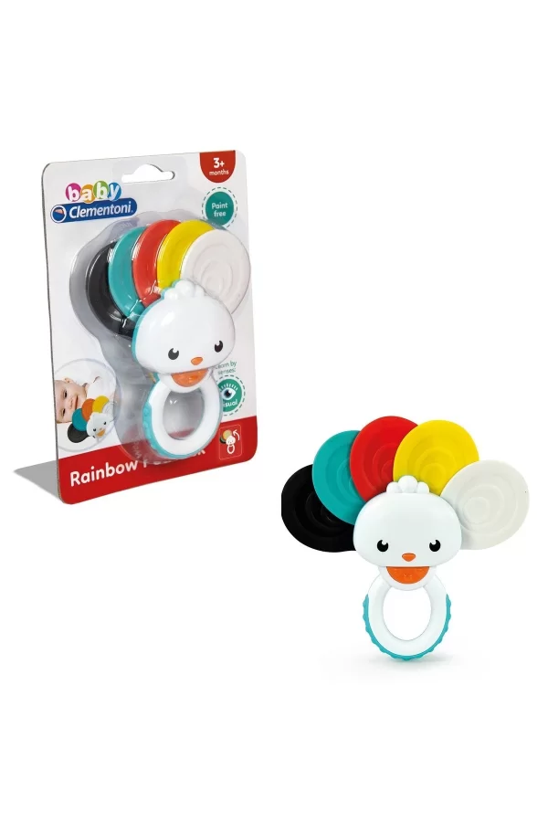 17325 Baby Clementoni - Gökkuşağı Çıngırak +3 Ay
