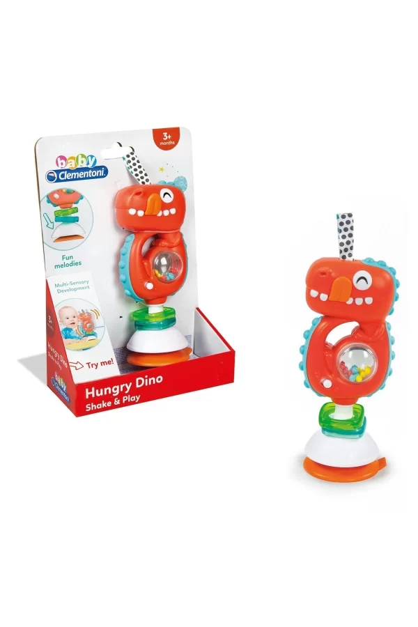 17330 Baby Clementoni - İnteraktif Dinozor Oyuncak +6 Ay