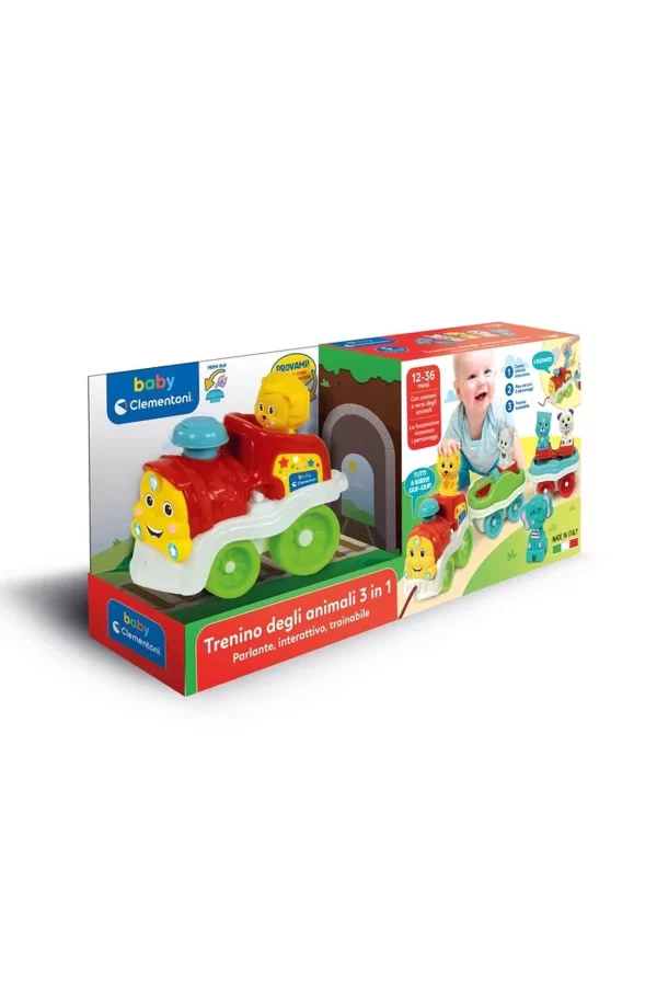 17848 Baby Clementoni - Bebek Hayvanlar Treni +9 Ay