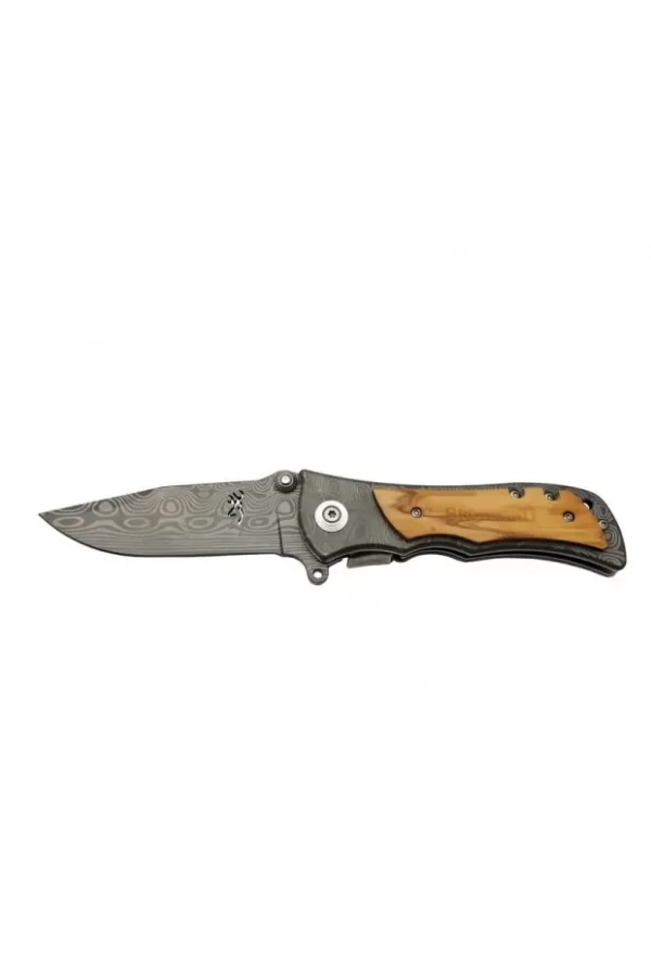 2-32 Damascus Çakı 20 Cm Manuel, Kemerlikli
