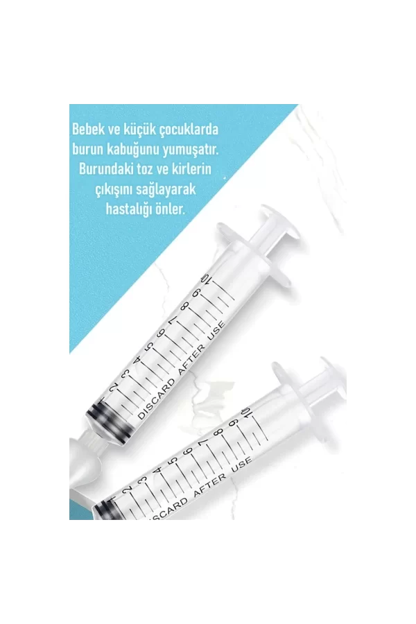 2li Bebek Burun Temizleme Şırıngası