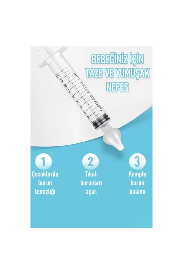 2li Bebek Burun Temizleme Şırıngası
