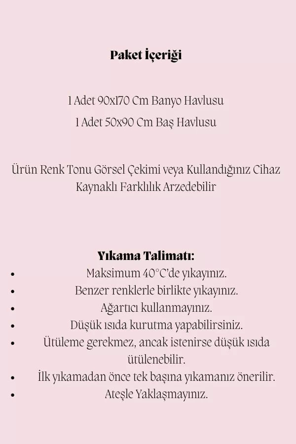 2 Parça Battal Lüks Premium Banyo Spa Havlu Takımı 90x170 Cm Kahve