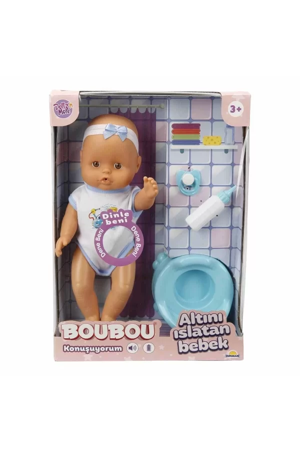 2030121 Sunman, Boubou Altını Islatan Ve Konuşan Bebek Seti 30 Cm