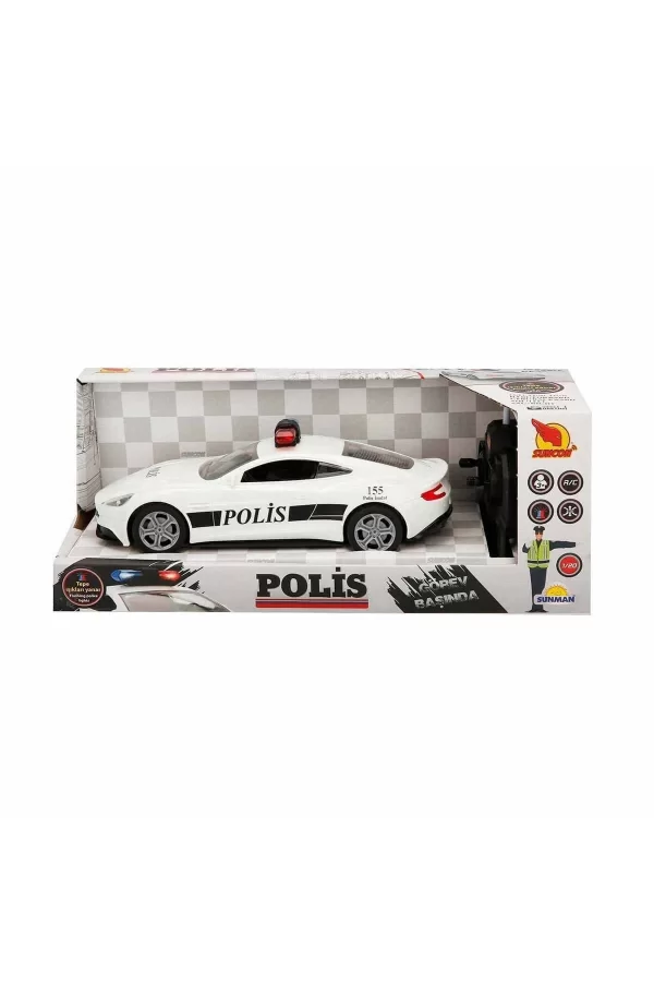 20357 Uzaktan Kumandalı Suncon Işıklı Polis Arabası 21 Cm
