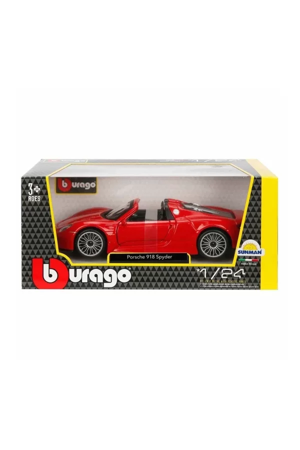 21076  1:24 Porsche 918 Spyder Model Araba -sunman
