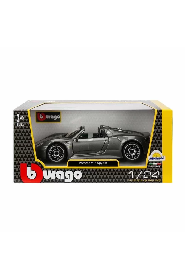 21076  1:24 Porsche 918 Spyder Model Araba -sunman