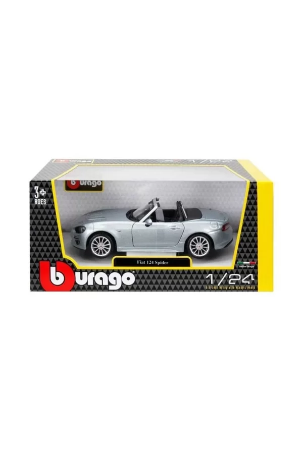 21083 Burago 1:24 Fiat 124 Spider Model Araba