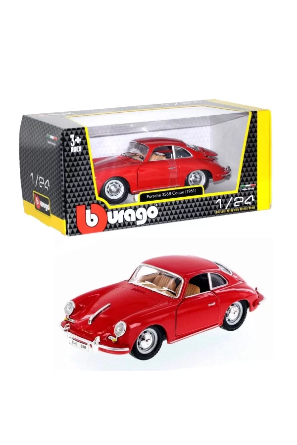 22079 1:24 Porsche 356b Coupe 1961 Araba