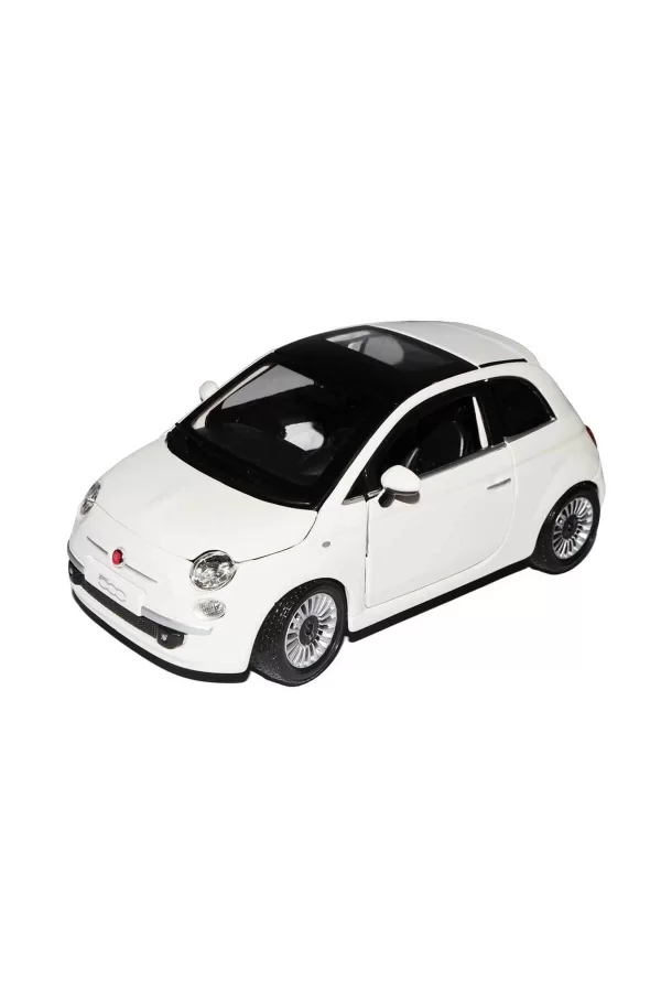 22106 Burago 1:24 Fiat 500 2007 Model Araba