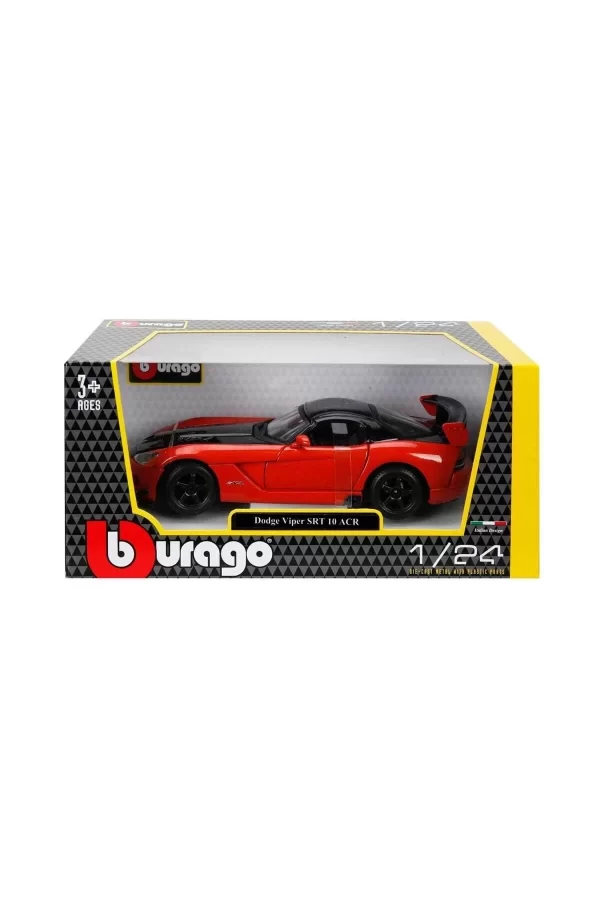 22114 Burago 1:24 Dodge Viper Srt 10 Acr Model Araba