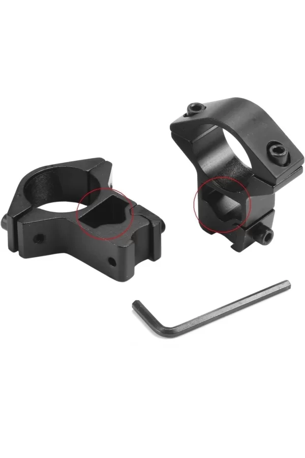25.4mm Dürbün İçin 11mm Yüksek Havalı  / Av  Ayağı