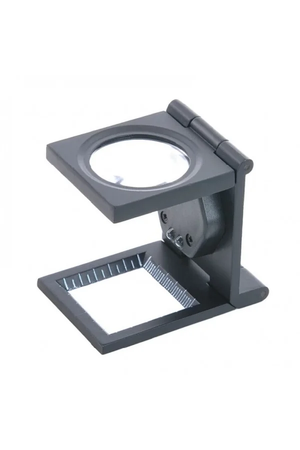 25x25 Mm Full Çelik Kaplı Katlamalı Büyüteç Th9005b