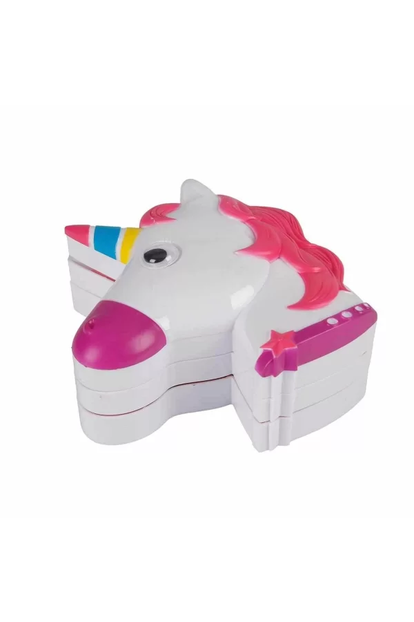 2602 Unicorn Şekilli 3 Katlı Makyaj Güzellik Seti