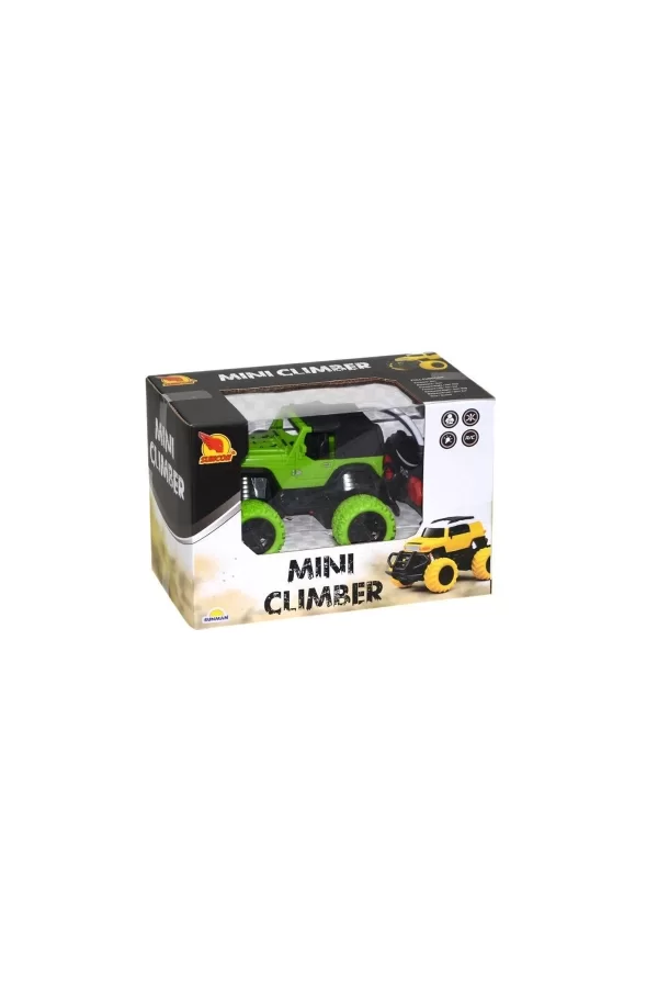 2719 1:43 Uzaktan Kumandalı Işıklı Mini Jeep 12 Cm