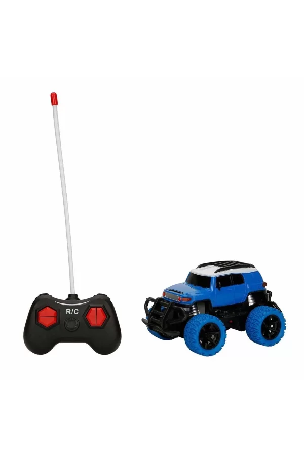 2719 1:43 Uzaktan Kumandalı Işıklı Mini Jeep 12 Cm