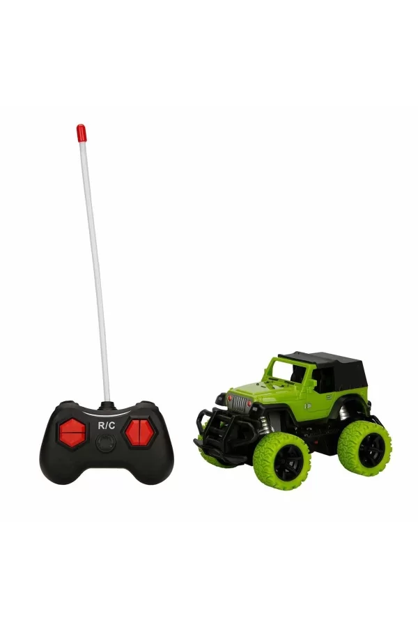 2719 1:43 Uzaktan Kumandalı Işıklı Mini Jeep 12 Cm
