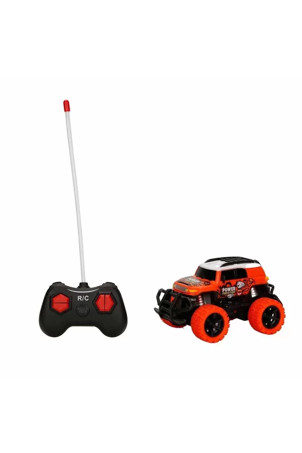 2719 1:43 Uzaktan Kumandalı Işıklı Mini Jeep 12 Cm