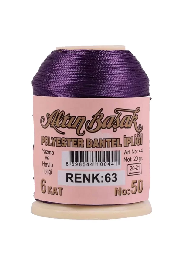 3 Adet Altınbaşak Oya ve Dantel İpi 20 gr - Royaleks - No: 063