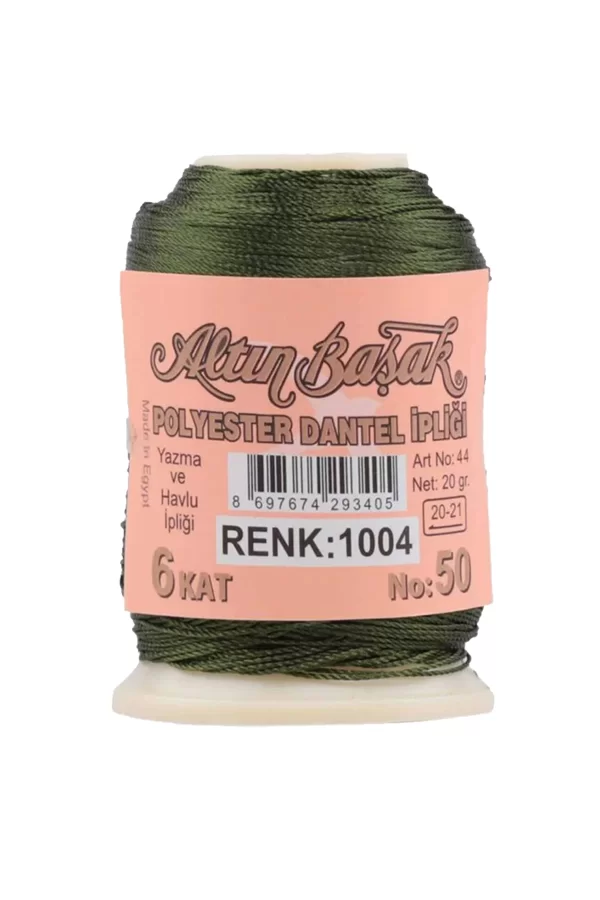 3 Adet Altınbaşak Oya ve Dantel İpi 20 gr - Royaleks - No: 1004