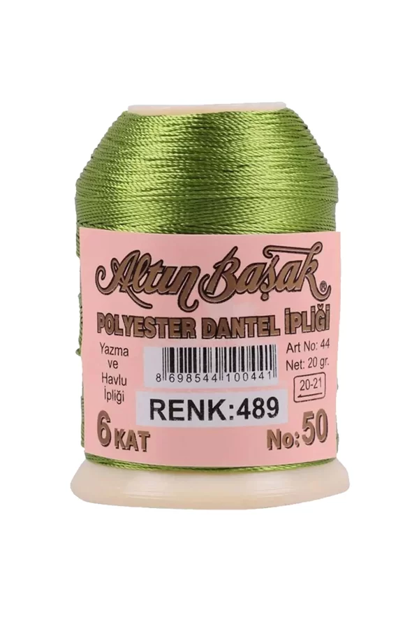 3 Adet Altınbaşak Oya ve Dantel İpi 20 gr - Royaleks - No: 489