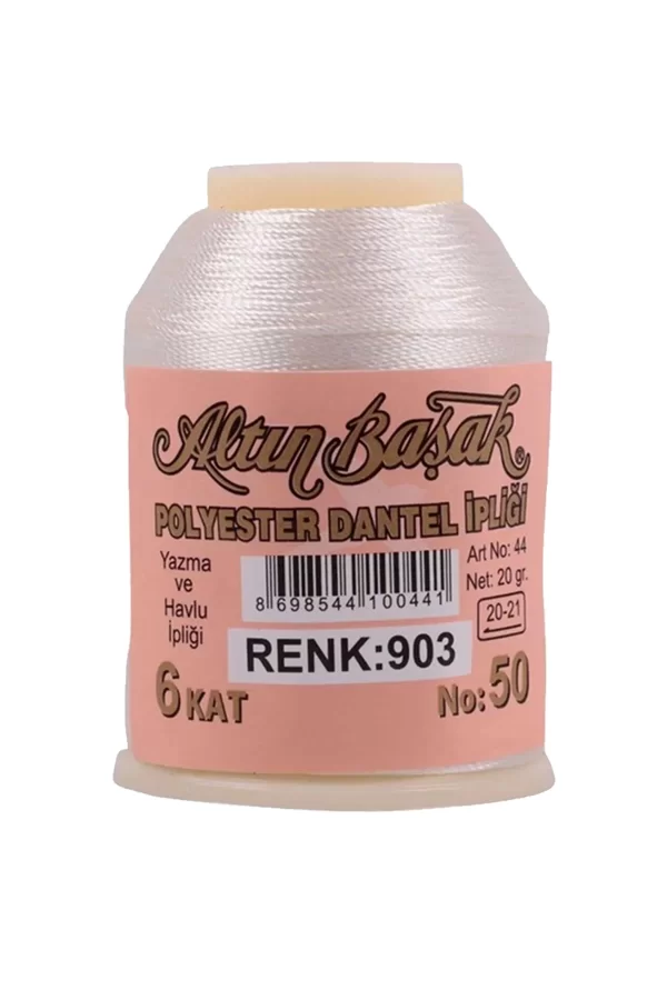 3 Adet Altınbaşak Oya ve Dantel İpi 20 gr - Royaleks - No: 903