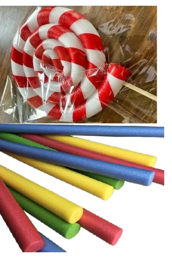 3 Adet Renkli Çocuk Aktivite Köpüğü Hayal Gücü Geliştirici Sosis Şekil Yapma Köpüğü  (150 Cm X 6 Cm)