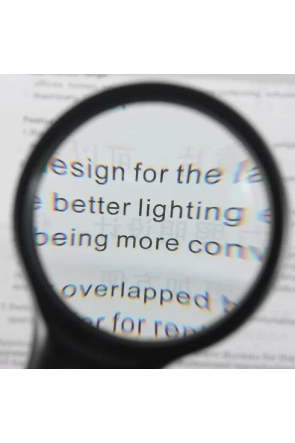 3 Led Işıklı 3x75 Mm 45x22 Mm  El Büyüteç