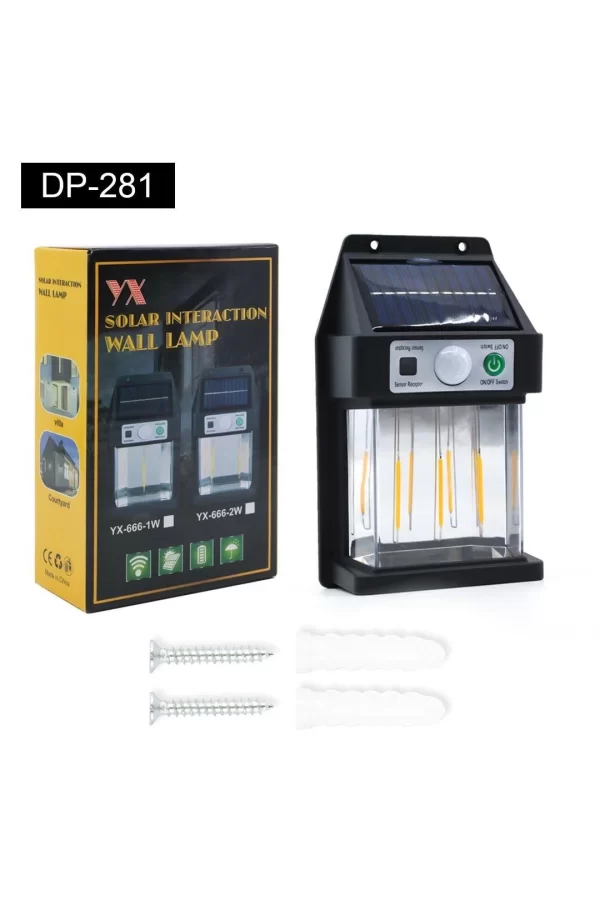 3 Ledli Solar Bahçe Lambası