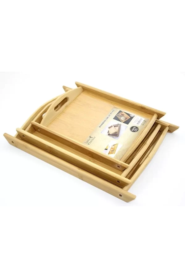 3lü Bambu Tepsi Alk2164