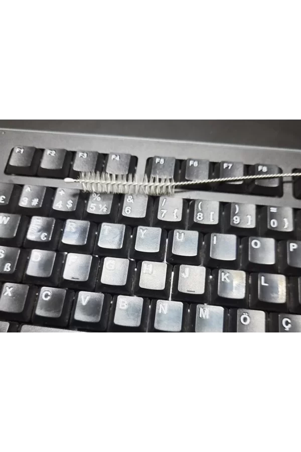 3 Lü Pratik Fırça  Esnek Bükülebilir Klavye Mouse Arası Temizlik Fırçası