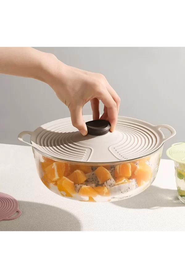 3lü Vakumlu Silikon Kapak Seti