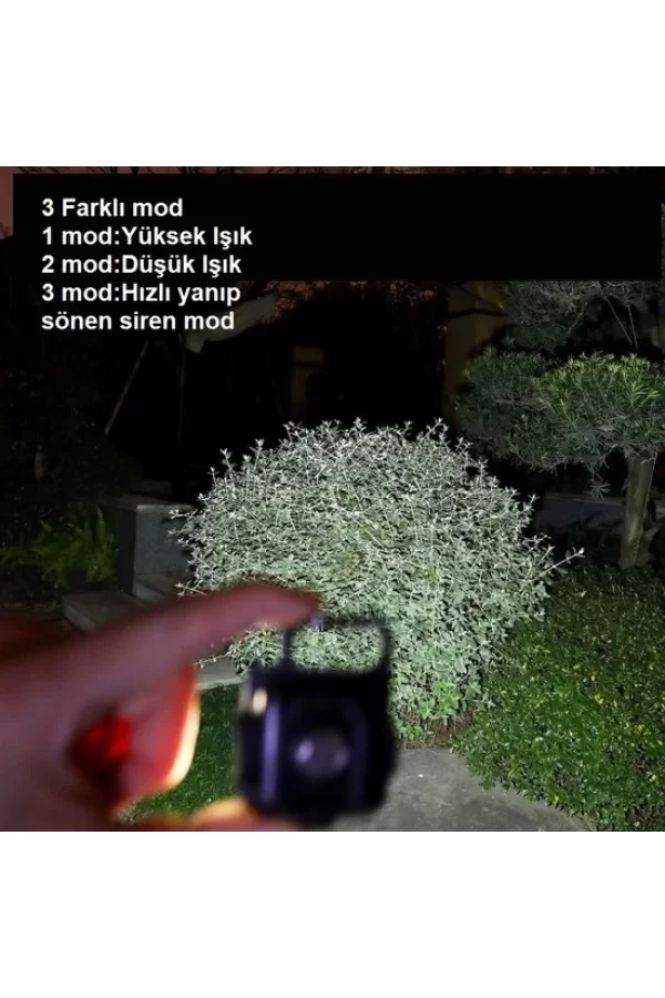 30 Ledli  Mıknatıslı Mini Anahtarlık Flash Kamp Lambası