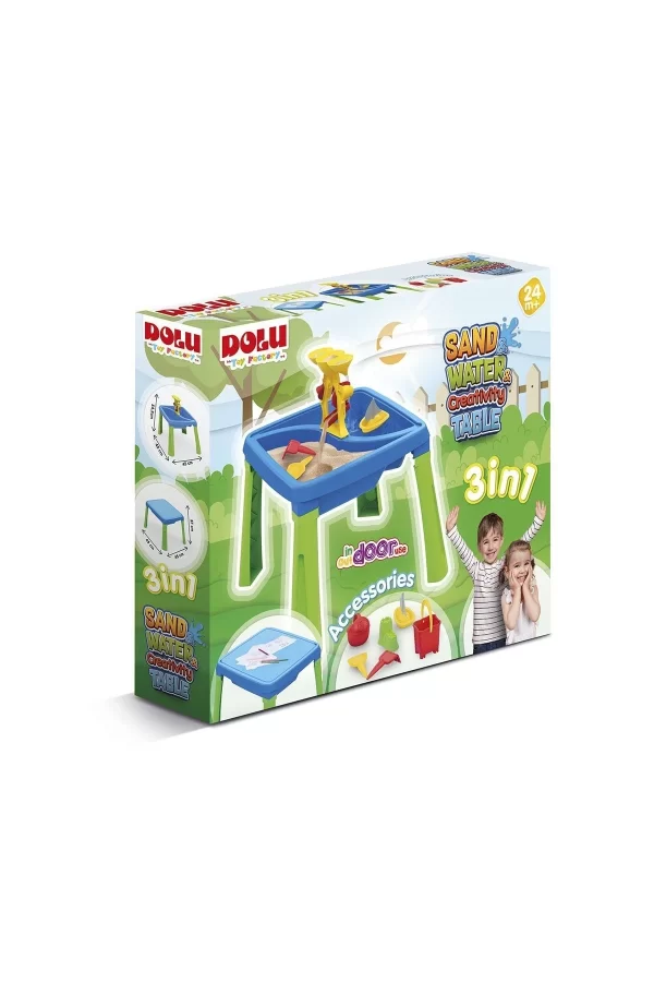 3077 Oyuncak Su Kum Yaratıcılık Masası