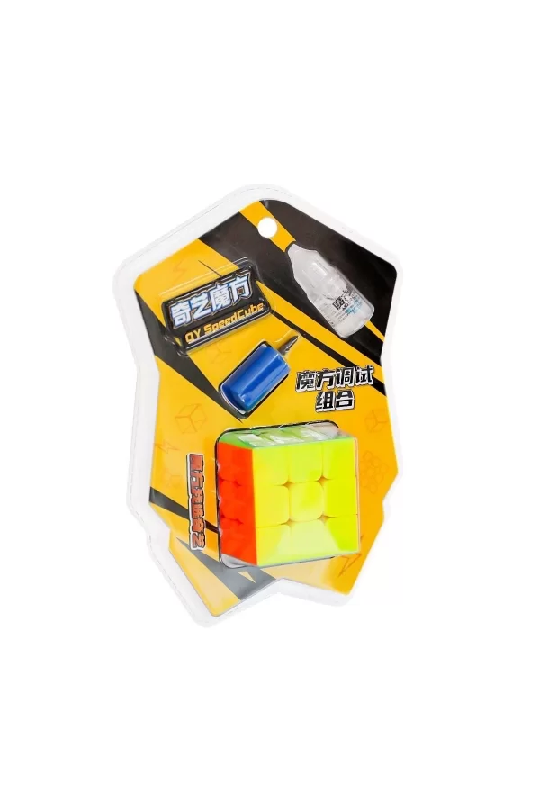 31021 Qy 3x3 Speed Küp Kartela Set+yağ+tornavida Qy3102